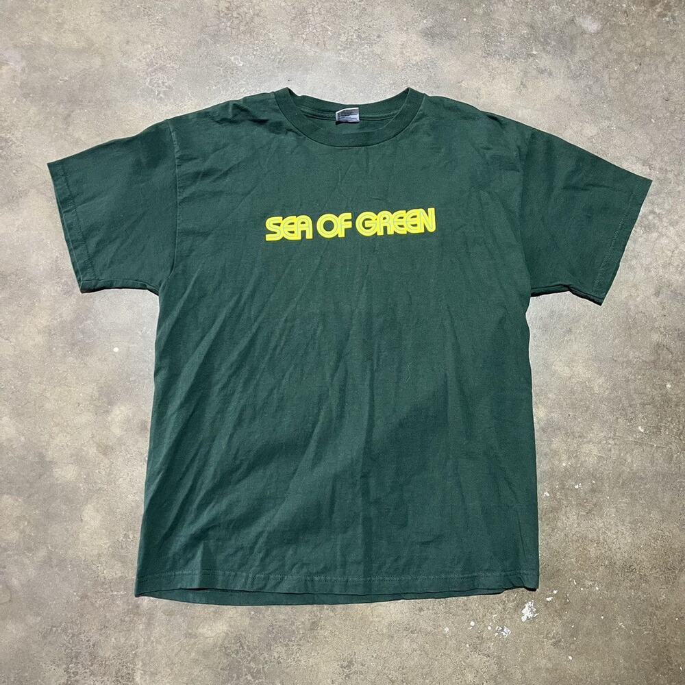 Vintage 90s Sea Of Green Rock Band Music T-Shirt